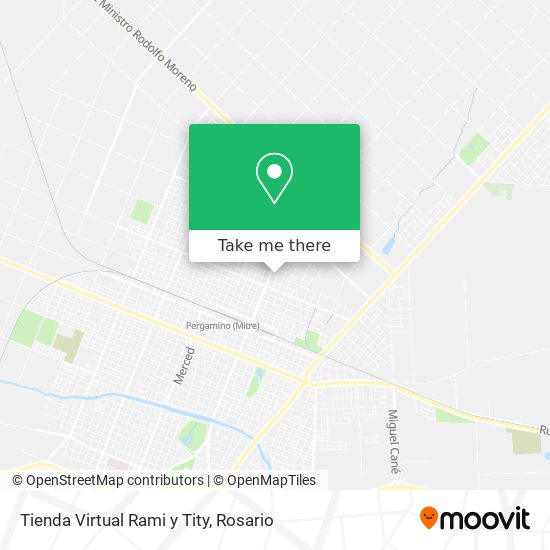 Mapa de Tienda Virtual Rami y Tity