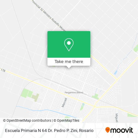 Escuela Primaria N 64 Dr. Pedro P. Zini map