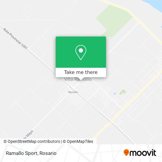 Ramallo Sport map