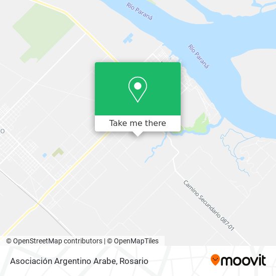 Mapa de Asociación Argentino Arabe