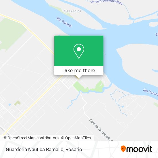 Mapa de Guarderia Nautica Ramallo