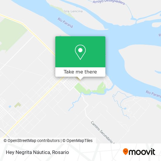 Hey Negrita Náutica map