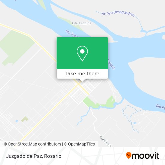 Mapa de Juzgado de Paz