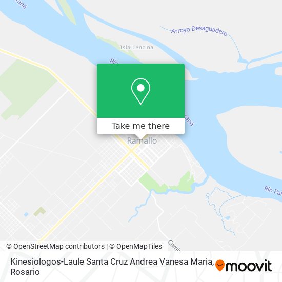 Mapa de Kinesiologos-Laule Santa Cruz Andrea Vanesa Maria