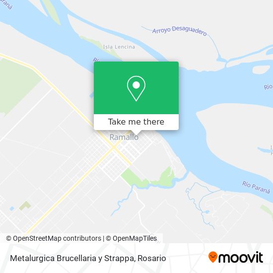 Metalurgica Brucellaria y Strappa map