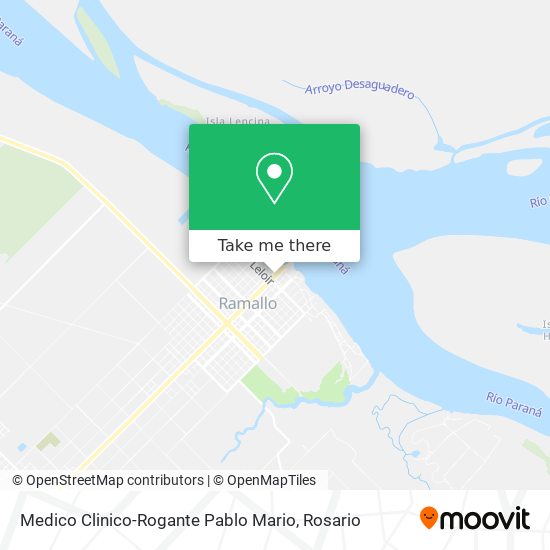 Mapa de Medico Clinico-Rogante Pablo Mario