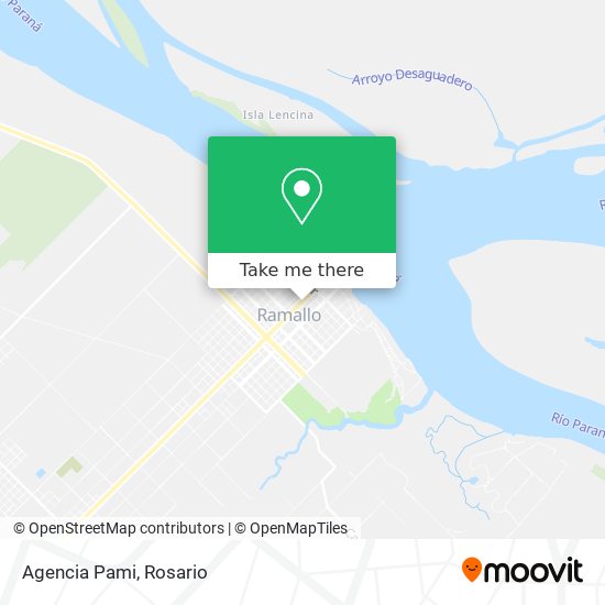 Mapa de Agencia Pami