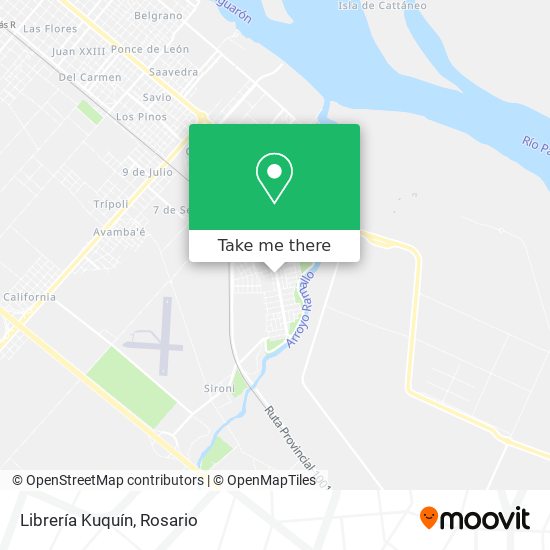 Mapa de Librería Kuquín