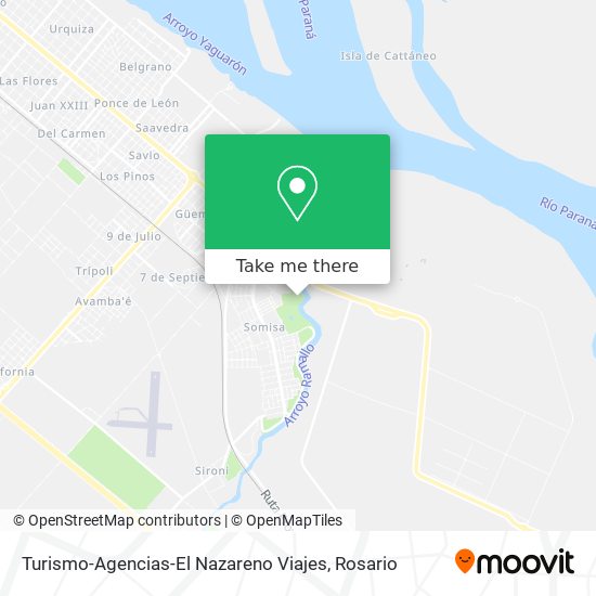 Mapa de Turismo-Agencias-El Nazareno Viajes
