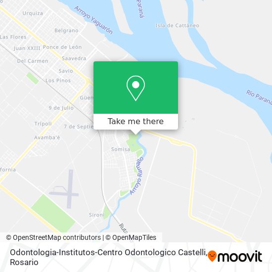 Odontologia-Institutos-Centro Odontologico Castelli map