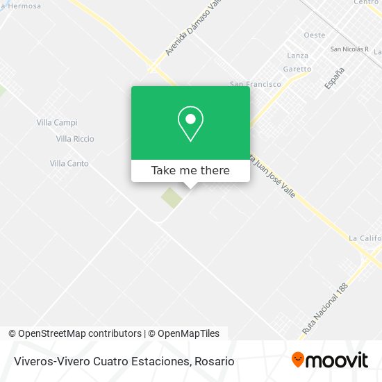 Mapa de Viveros-Vivero Cuatro Estaciones