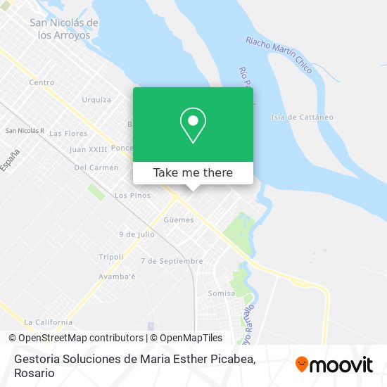 Gestoria Soluciones de Maria Esther Picabea map