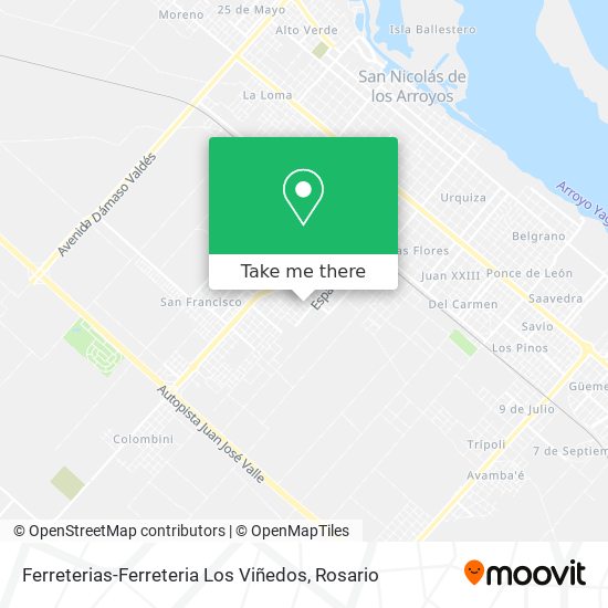 Ferreterias-Ferreteria Los Viñedos map