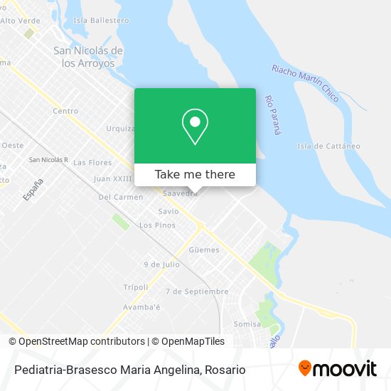 Pediatria-Brasesco Maria Angelina map
