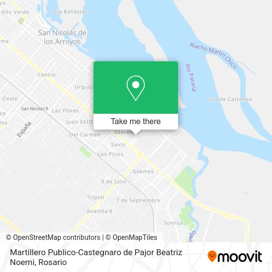 Martillero Publico-Castegnaro de Pajor Beatriz Noemi map