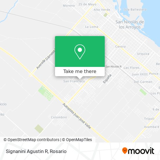 Mapa de Signanini Agustin R