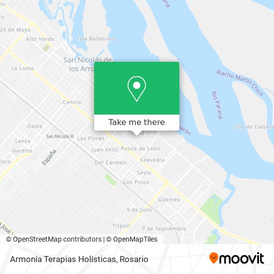 Armonía Terapias Holísticas map