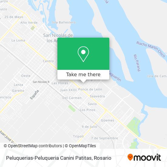 Mapa de Peluquerias-Peluqueria Canini Patitas
