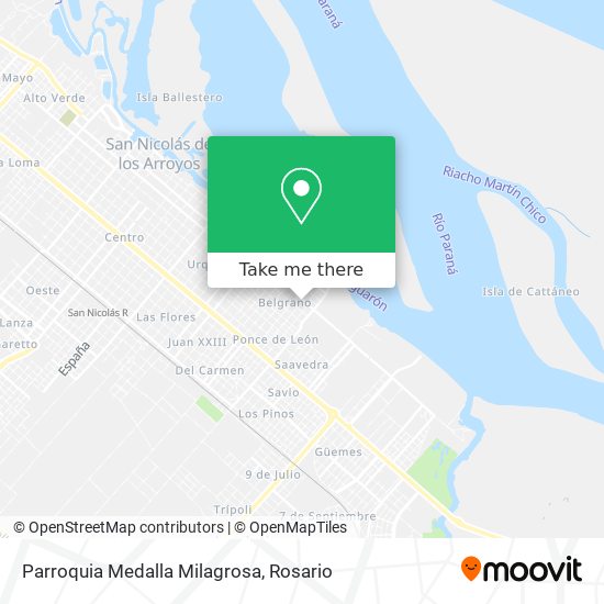 Parroquia Medalla Milagrosa map