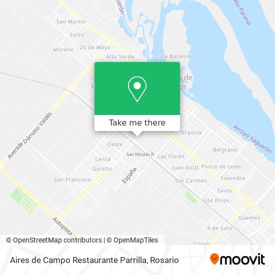 Aires de Campo Restaurante Parrilla map