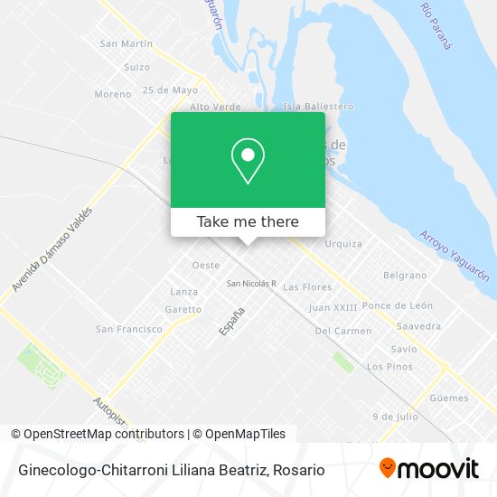 Mapa de Ginecologo-Chitarroni Liliana Beatriz