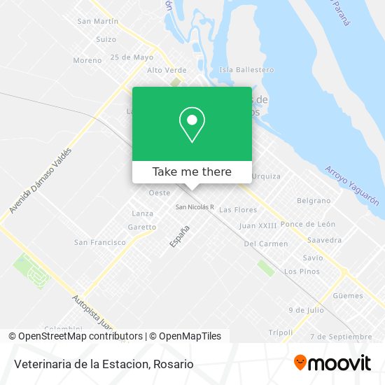 Veterinaria de la Estacion map