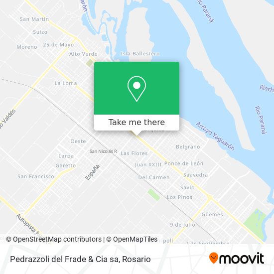 Pedrazzoli del Frade & Cia sa map