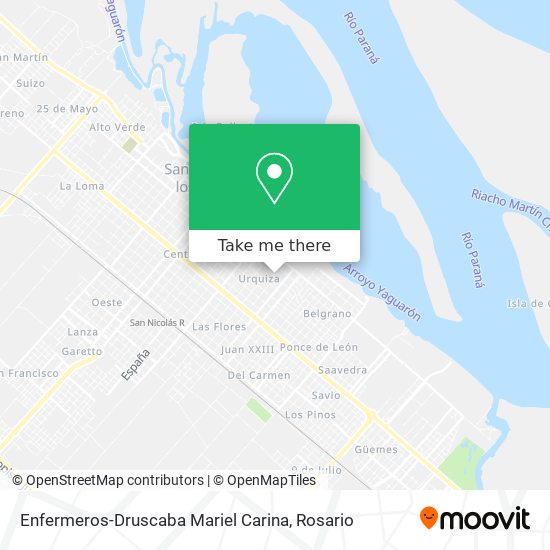 Enfermeros-Druscaba Mariel Carina map