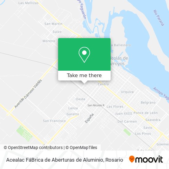 Acealac FáBrica de Aberturas de Aluminio map