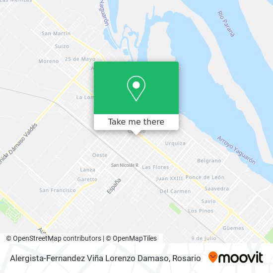 Alergista-Fernandez Viña Lorenzo Damaso map