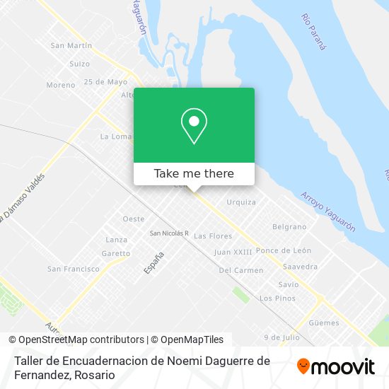 Taller de Encuadernacion de Noemi Daguerre de Fernandez map
