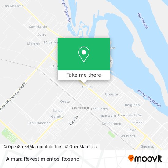 Aimara Revestimientos map