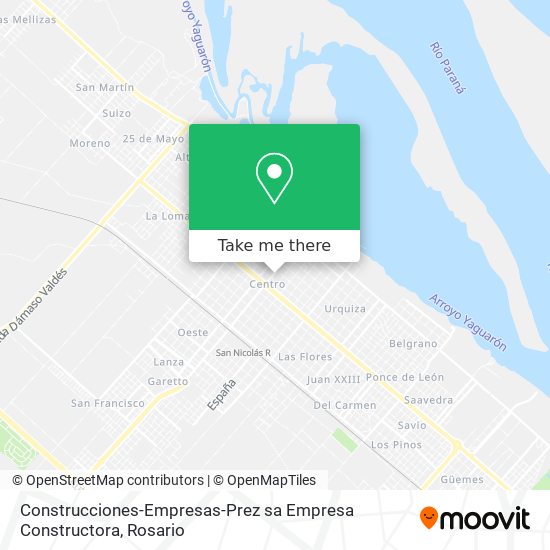 Mapa de Construcciones-Empresas-Prez sa Empresa Constructora