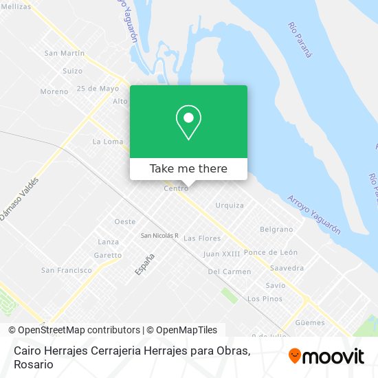 Cairo Herrajes Cerrajeria Herrajes para Obras map