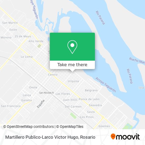 Mapa de Martillero Publico-Larco Victor Hugo