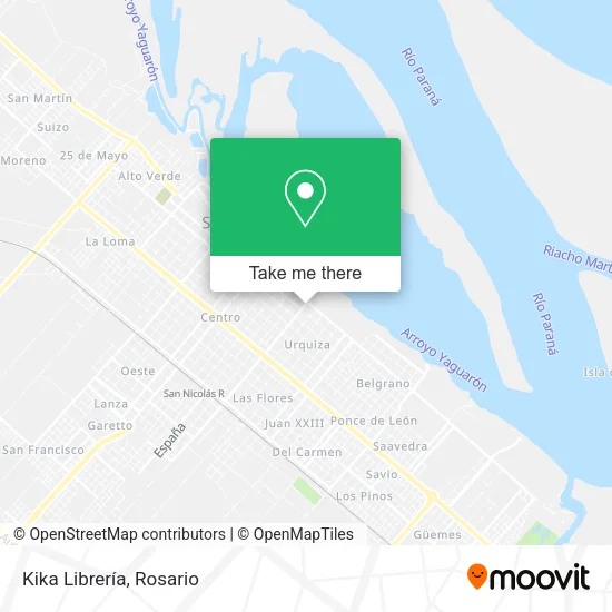 Kika Librería map