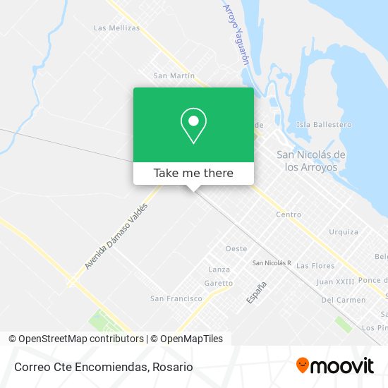 Mapa de Correo Cte Encomiendas