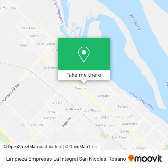 Mapa de Limpieza-Empresas-La Integral San Nicolas