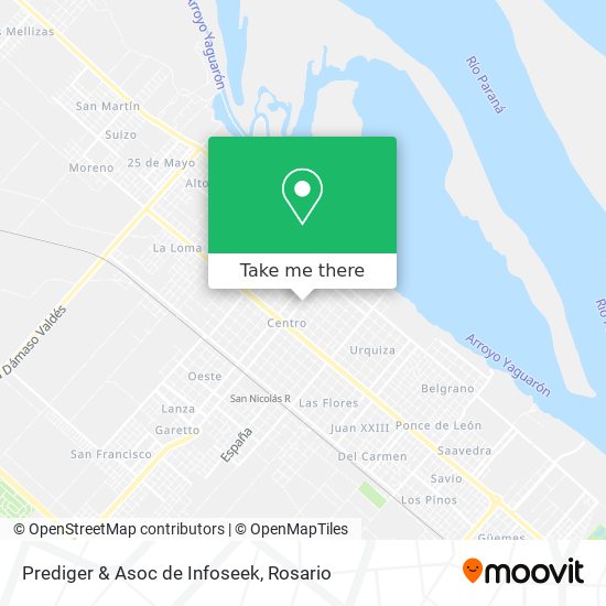 Prediger & Asoc de Infoseek map
