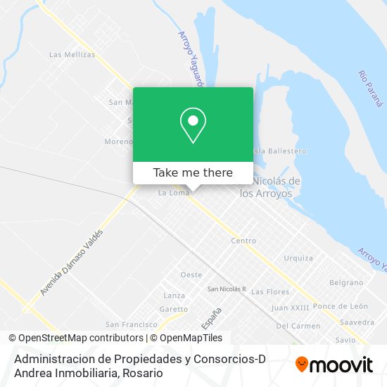 Administracion de Propiedades y Consorcios-D Andrea Inmobiliaria map