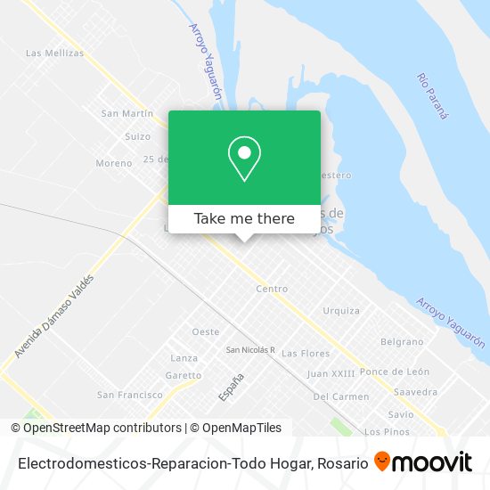 Mapa de Electrodomesticos-Reparacion-Todo Hogar