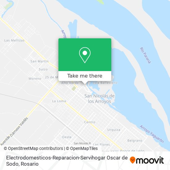 Electrodomesticos-Reparacion-Servihogar Oscar de Sodo map