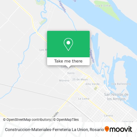 Mapa de Construccion-Materiales-Ferreteria La Union