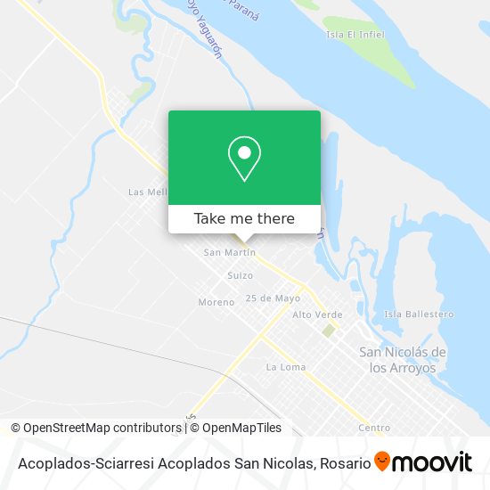 Mapa de Acoplados-Sciarresi Acoplados San Nicolas
