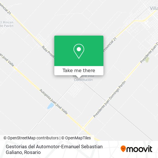 Mapa de Gestorias del Automotor-Emanuel Sebastian Galiano