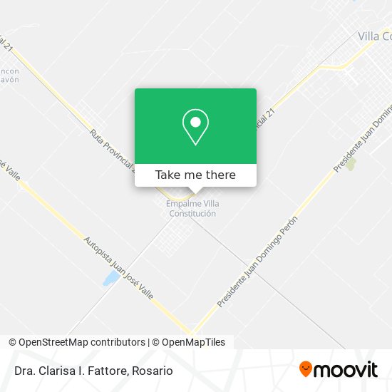 Dra. Clarisa I. Fattore map
