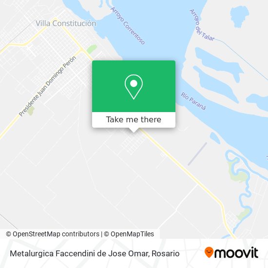 Metalurgica Faccendini de Jose Omar map