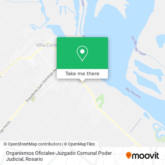 Organismos Oficiales-Juzgado Comunal Poder Judicial map