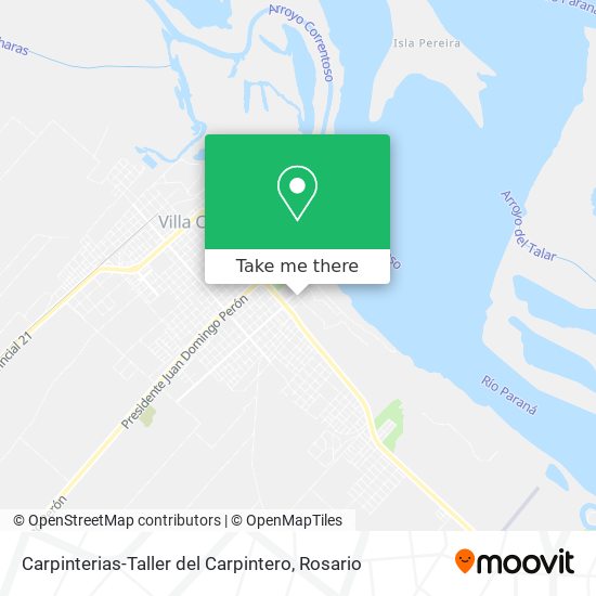Mapa de Carpinterias-Taller del Carpintero