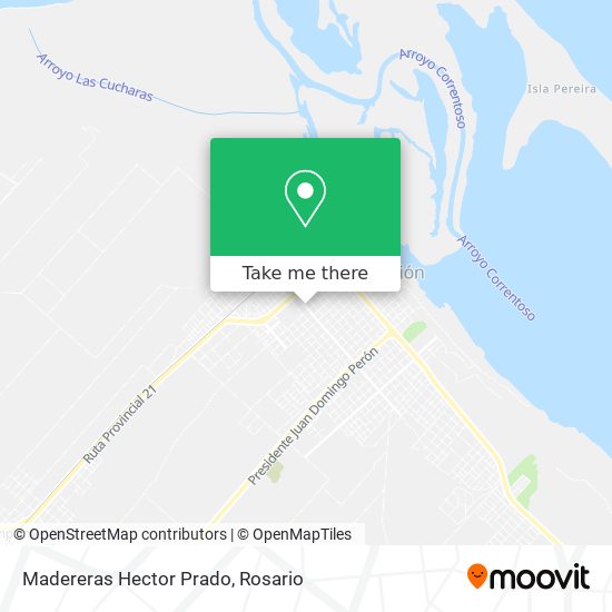 Mapa de Madereras Hector Prado